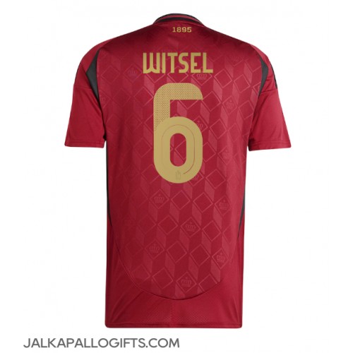 Belgia Axel Witsel #6 Kotipaita EM-Kisat 2024 Lyhythihainen